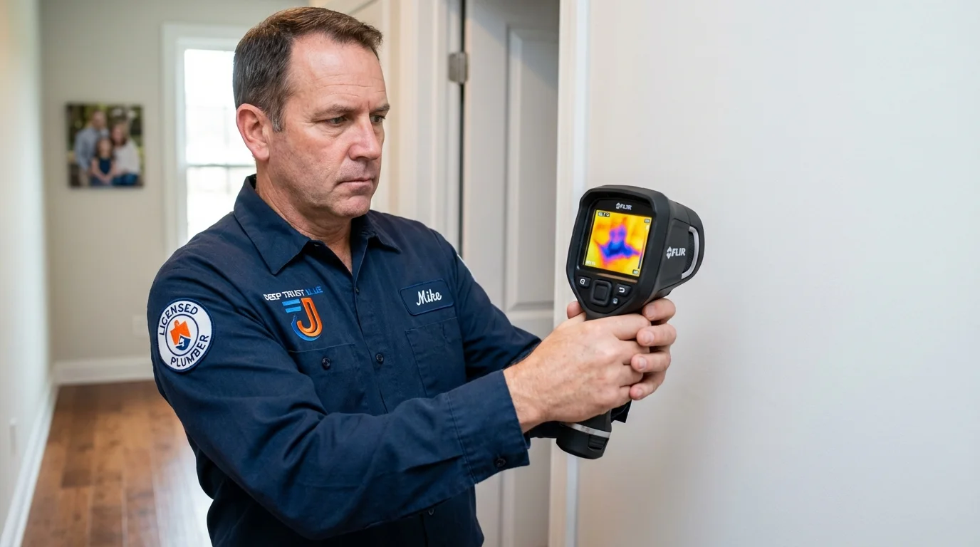 Thermal imaging leak detection by Johns Plumbing LLC in Lake Butler